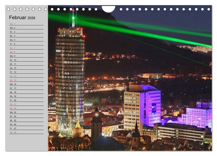 Produktbild: Jena in Th&uuml;ringen (Wandkalender 2026 DIN A4 quer), CALVENDO Monatskalender
