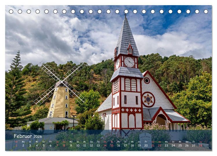 Produktbild: Traumorte entdecken: Neuseeland (Tischkalender 2026 DIN A5 quer), CALVENDO Monatskalender