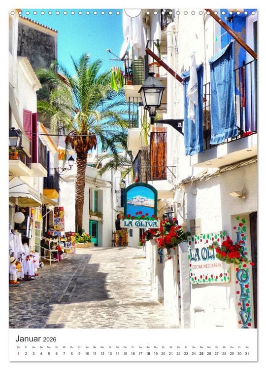 Produktbild: Spanien - Tapas, Flamenco und Sangria (Wandkalender 2026 DIN A3 hoch), CALVENDO Monatskalender