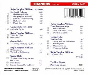 Produktbild: Finzi Singers, T: Choral Music