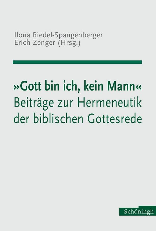 Produktbild: "Gott bin ich, kein Mann"
