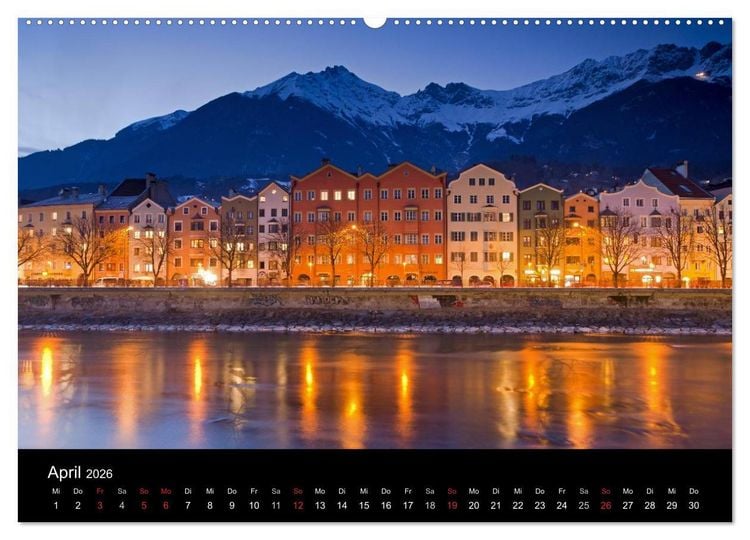 Produktbild: Alpen (Wandkalender 2026 DIN A2 quer), CALVENDO Monatskalender