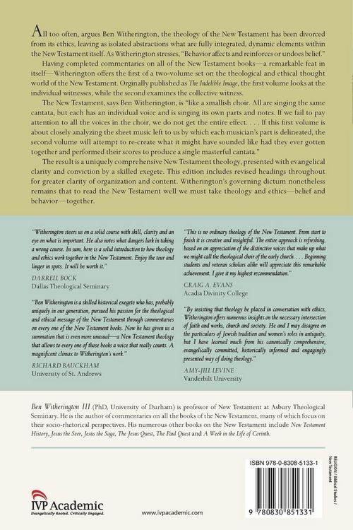 Produktbild: New Testament Theology and Ethics