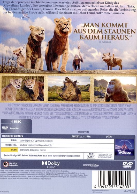 Mufasa - Der König der Löwen