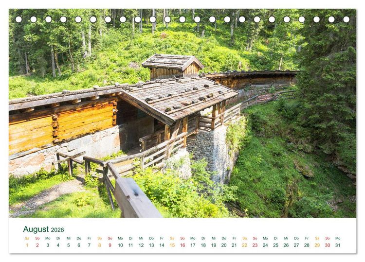 Produktbild: Auf der Winklmoosalm (Tischkalender 2026 DIN A5 quer), CALVENDO Monatskalender