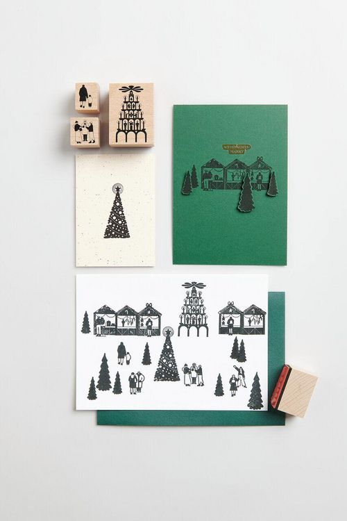 Produktbild: Stempelset Weihnachtsmarkt
