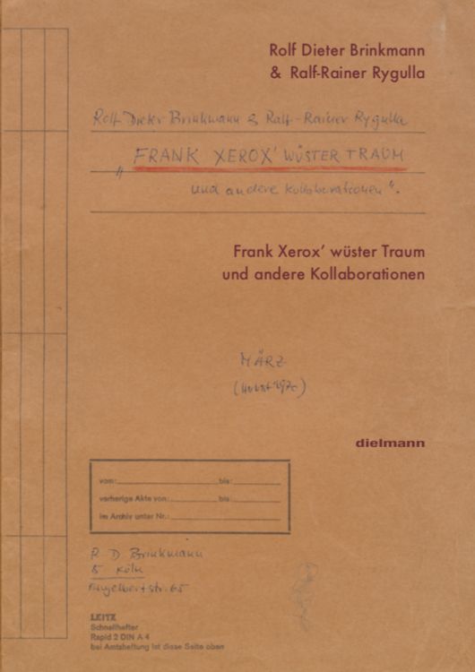 Produktbild: Frank Xerox&rsquo; w&uuml;ster Traum