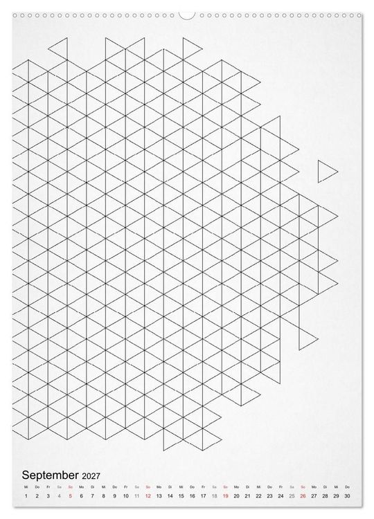Produktbild: Geometric Graphik Art (hochwertiger Premium Wandkalender 2027 DIN A2 hoch), Kunstdruck in Hochglanz