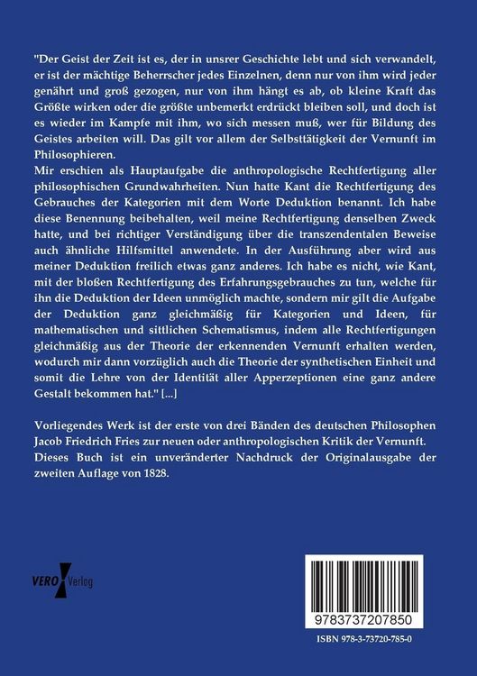 Produktbild: Neue oder anthropologische Kritik der Vernunft