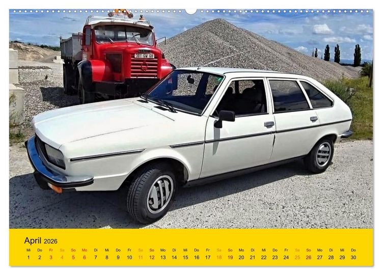 Produktbild: Historische Renault (Wandkalender 2026 DIN A2 quer), CALVENDO Monatskalender