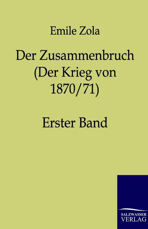 Produktbild: Der Zusammenbruch (Der Krieg von 1870/71)