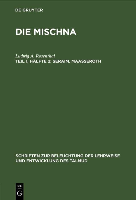 Produktbild: Seraim. Maa&szlig;eroth