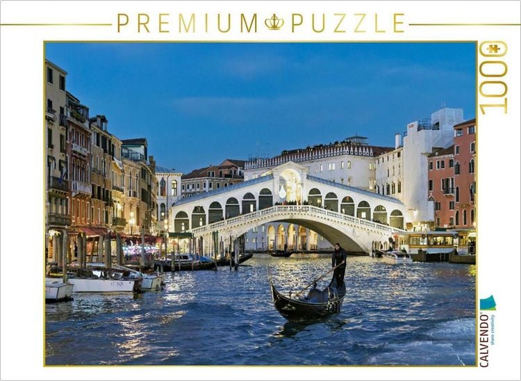 Produktbild: CALVENDO Puzzle Venedig | 1000 Teile Lege-Gr&ouml;&szlig;e 64x48cm Foto-Puzzle f&uuml;r gl&uuml;ckliche Stunden