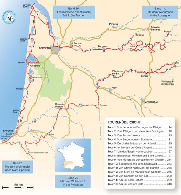 Produktbild: Mit dem Wohnmobil nach S&uuml;dwest-Frankreich