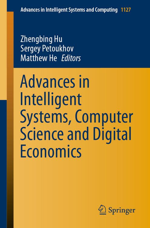 Produktbild: Advances in Intelligent Systems, Computer Science and Digital Economics