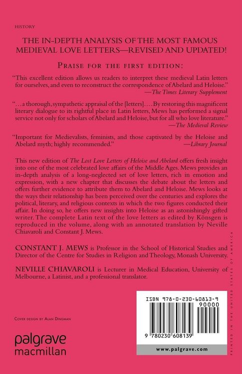 Produktbild: The Lost Love Letters of Heloise and Abelard