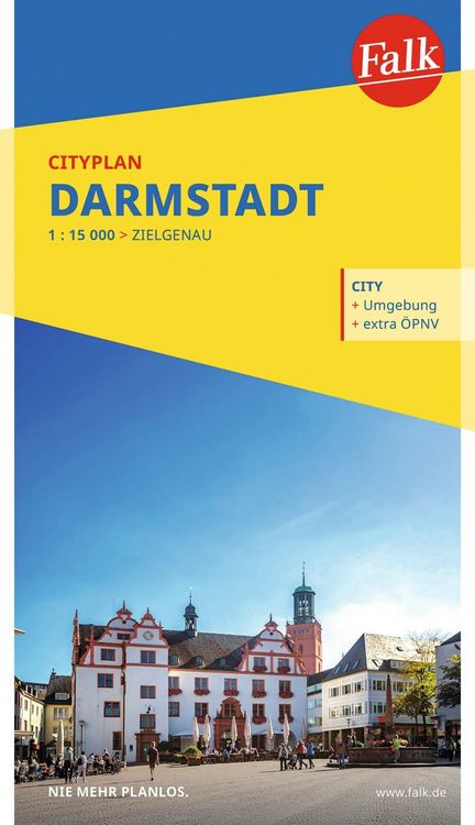 Produktbild: Falk Cityplan Darmstadt 1:15.000