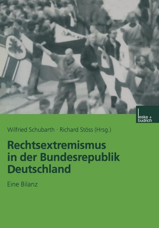 Produktbild: Rechtsextremismus in der Bundesrepublik Deutschland