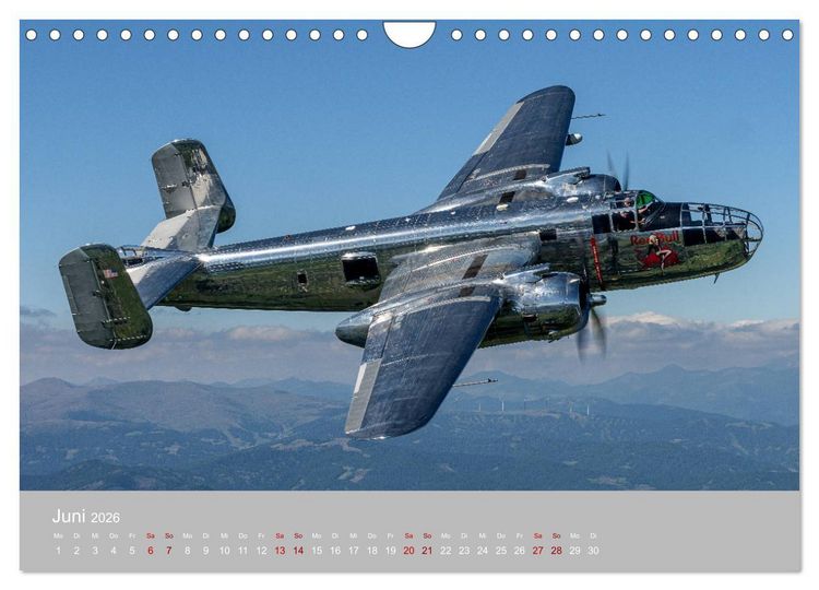 Produktbild: Fliegende Legenden - Warbirds (Wandkalender 2026 DIN A4 quer), CALVENDO Monatskalender