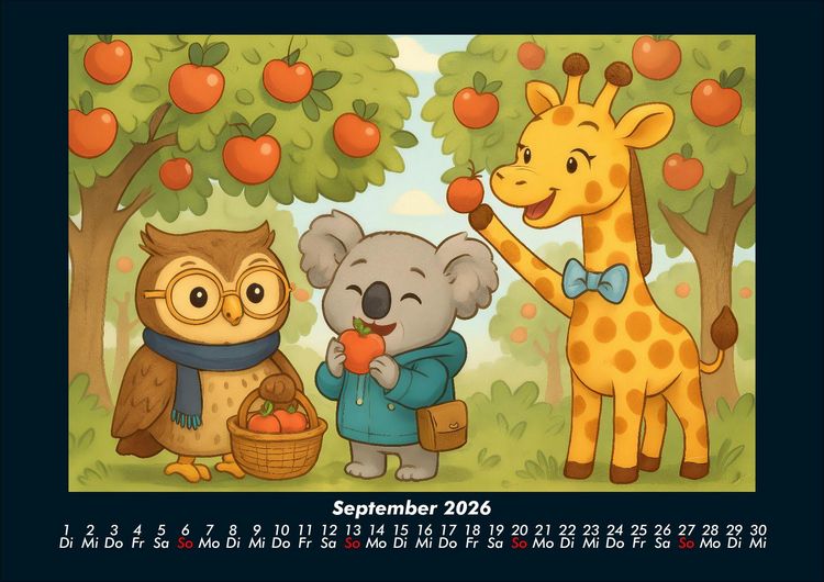 Produktbild: Ollie, Kiki & Nala - Fest der Freundschaft 2026 Fotokalender DIN A4