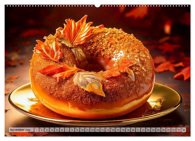 Produktbild: Donuts - Eine Reise durch die Jahreszeiten (Wandkalender 2026 DIN A2 quer), CALVENDO Monatskalender