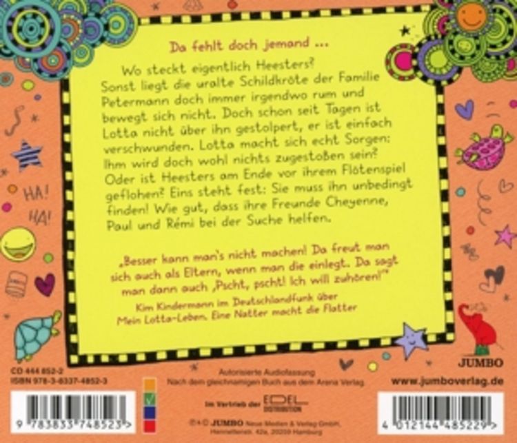Produktbild: Kultscher, K: Mein Lotta-Leben: Eine Schildkr&ouml;te geht fl&ouml;ten
