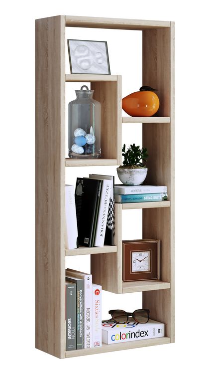Produktbild: Holz Stand Regal Raumteiler B&uuml;cher Standregal Vilo