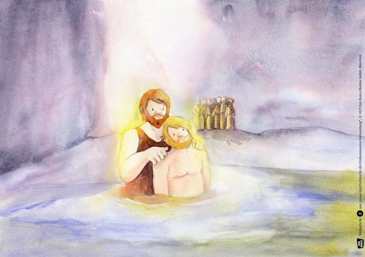 Produktbild: Jesus-Geschichten f&uuml;r die Erstkommunion-Vorbereitung. Kamishibai Bildkartenset