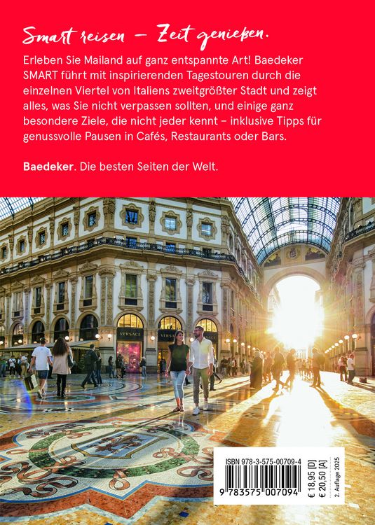Produktbild: Baedeker SMART Reisef&uuml;hrer Mailand