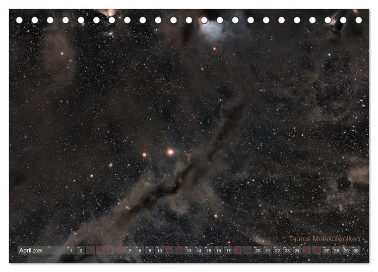 Produktbild: Deep Sky Kalender (Tischkalender 2026 DIN A5 quer), CALVENDO Monatskalender