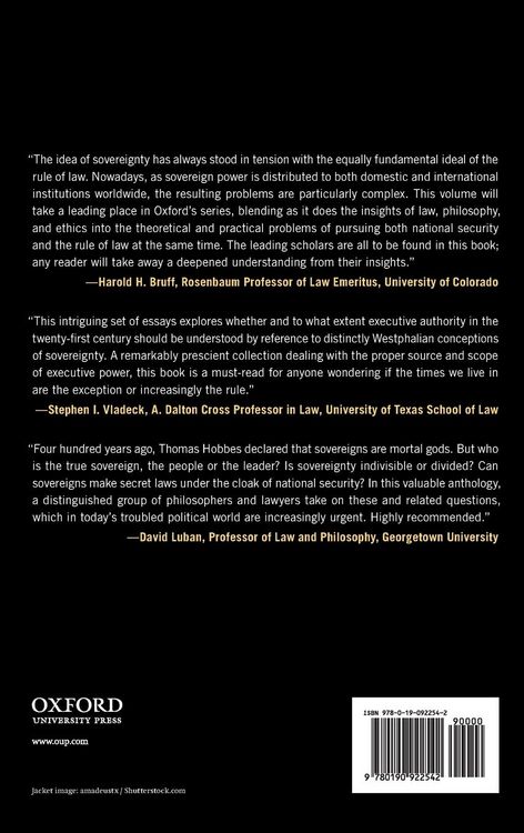 Produktbild: Sovereignty and the New Executive Authority