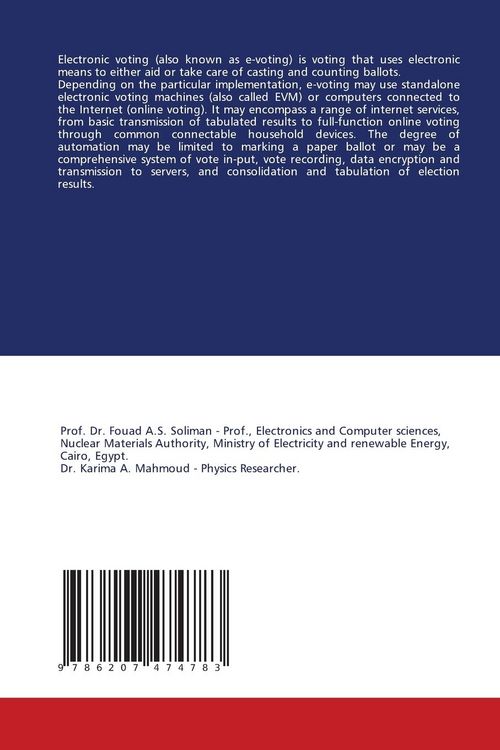 Produktbild: Electronics and Computer Sciences for Fair Elections