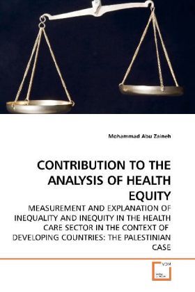 Produktbild: Abu Zaineh, M: Contribution To The Analysis Of Health Equity