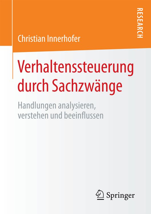 Produktbild: Verhaltenssteuerung durch Sachzw&auml;nge
