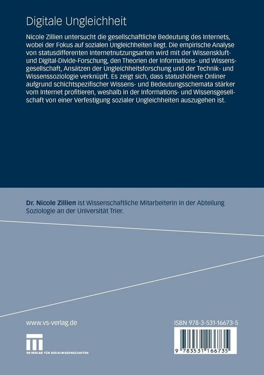 Produktbild: Digitale Ungleichheit