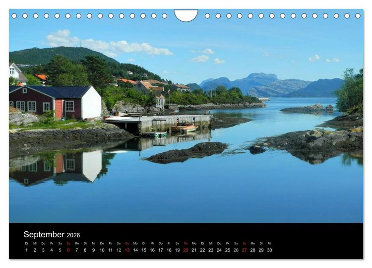 Produktbild: Norwegische Lichtblicke (Wandkalender 2026 DIN A4 quer), CALVENDO Monatskalender