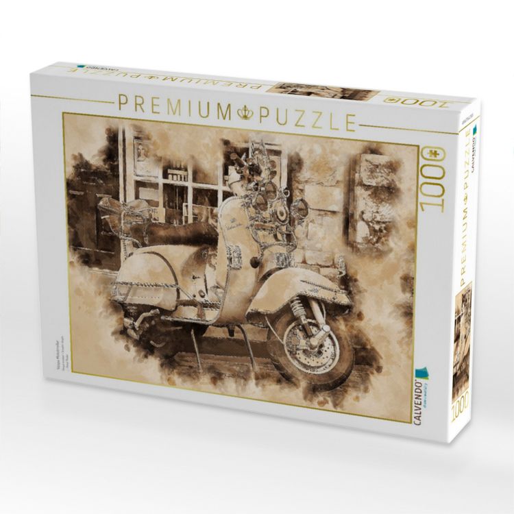 Produktbild: CALVENDO Puzzle Vespa Mototrroller | 1000 Teile Lege-Gr&ouml;&szlig;e 64x48cm Foto-Puzzle f&uuml;r gl&uuml;ckliche Stunden