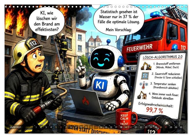 Produktbild: L&uuml;genbeutel und Schummellottchen - 12 Monate voller Ausreden, Tricks und kreativer Wahrheiten (Wandkalender 2027 DIN A3 quer), CALVENDO Monatskalender