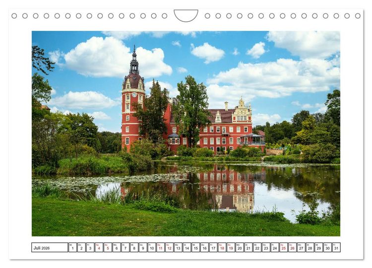 Produktbild: Von Bad Muskau zur Rakotzbr&uuml;cke ins Zittauer Gebirge (Wandkalender 2026 DIN A4 quer), CALVENDO Monatskalender