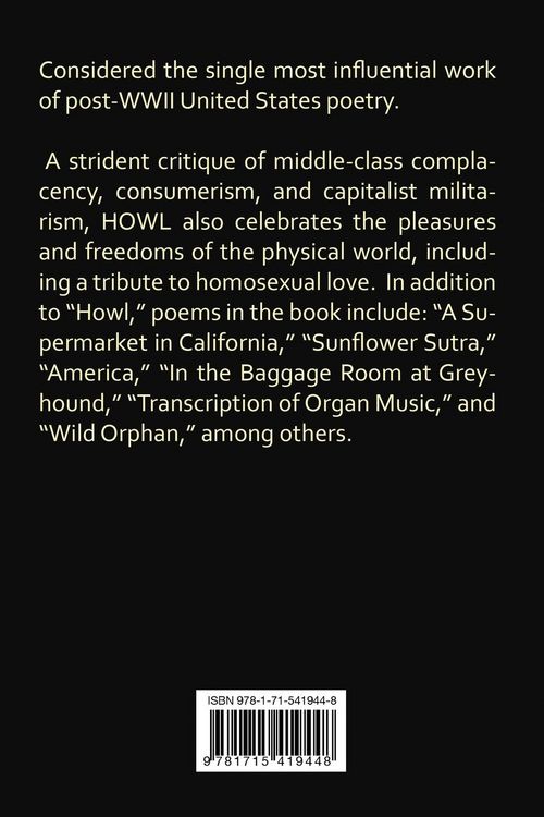 Produktbild: Howl and Other Poems