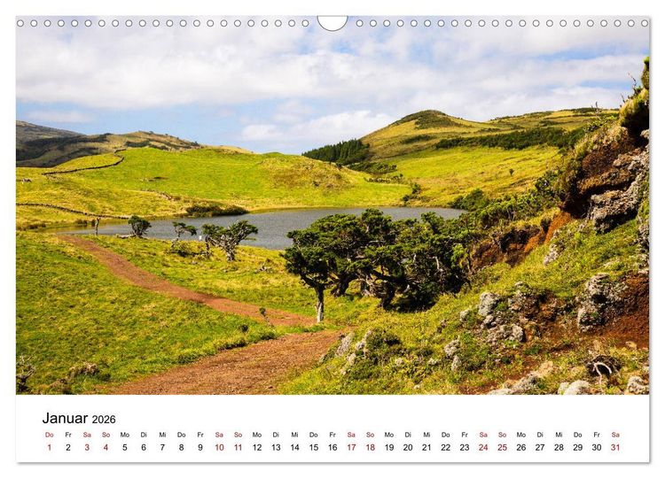 Produktbild: Azoren - Inseln im Atlantik (Wandkalender 2026 DIN A3 quer), CALVENDO Monatskalender