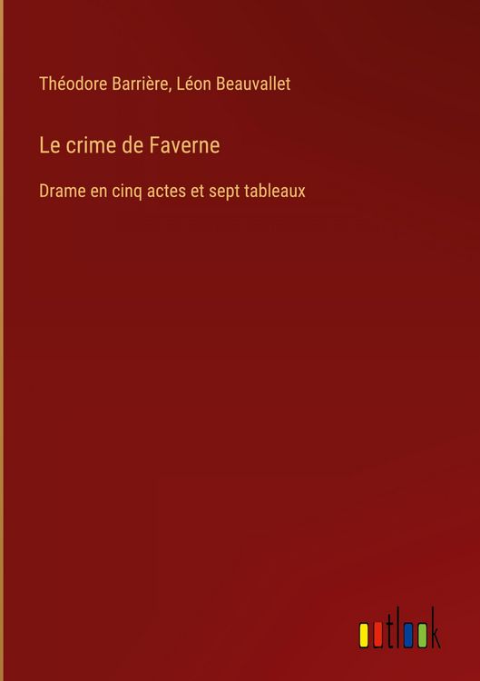 Produktbild: Le crime de Faverne