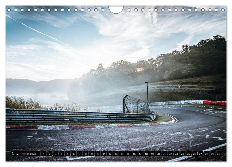 Produktbild: Rennstrecken Impressionen (Wandkalender 2026 DIN A4 quer), CALVENDO Monatskalender