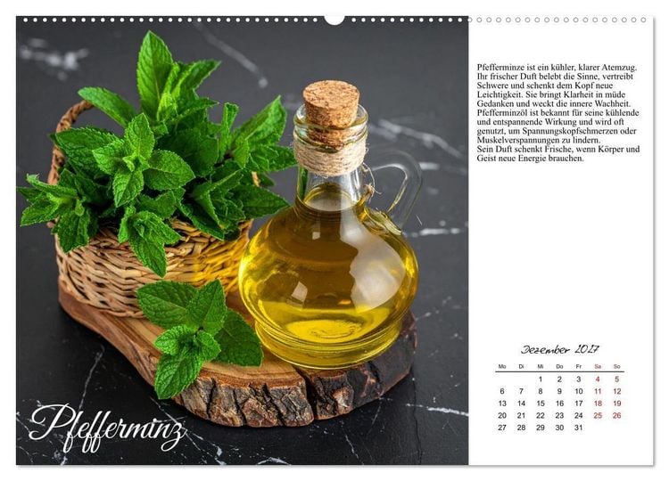 Produktbild: Heilsame Aroma&ouml;le (Wandkalender 2027 DIN A2 quer), CALVENDO Monatskalender