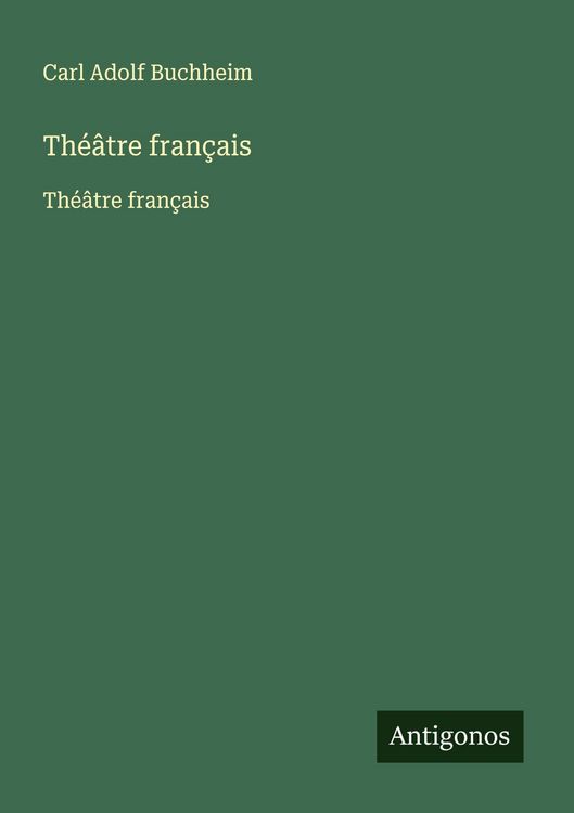 Produktbild: Th&eacute;&acirc;tre fran&ccedil;ais