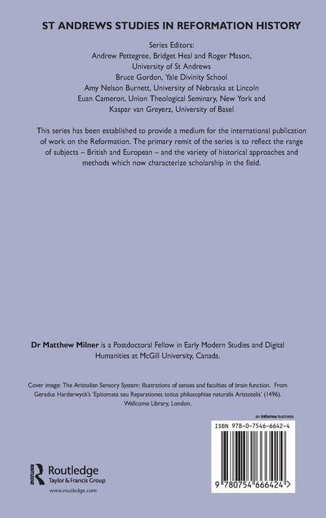 Produktbild: The Senses and the English Reformation
