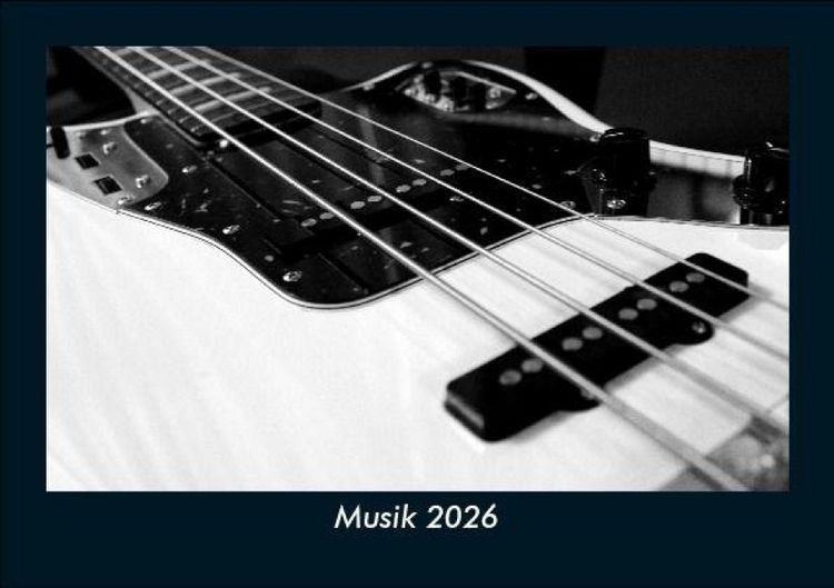 Produktbild: Musik 2026 Fotokalender DIN A5