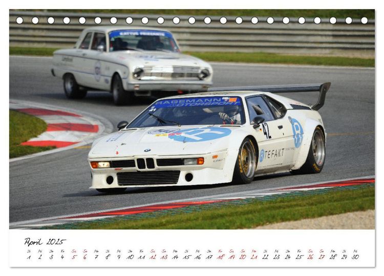 Produktbild: BMW M1 Procar (Tischkalender 2025 DIN A5 quer), CALVENDO Monatskalender