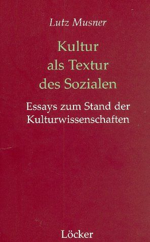 Produktbild: Kultur als Textur des Sozialen