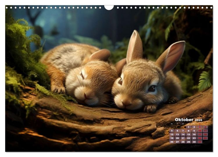 Produktbild: Wenn sie schlafen... (Wandkalender 2026 DIN A3 quer), CALVENDO Monatskalender